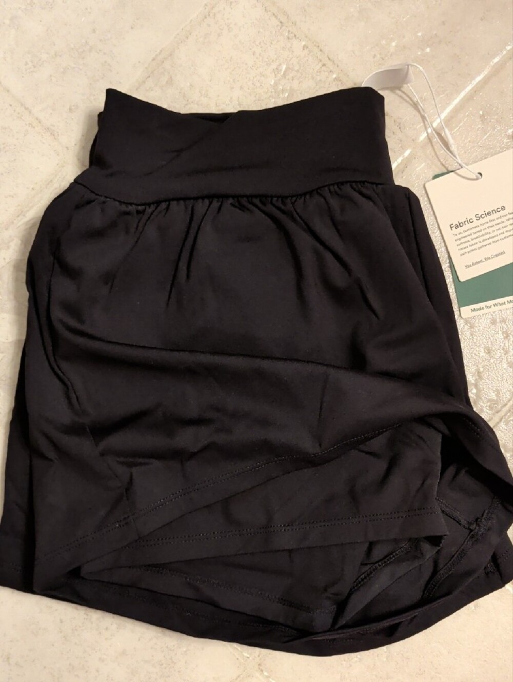 Black Women's Athletic Shorts - Picture 5 of 9
